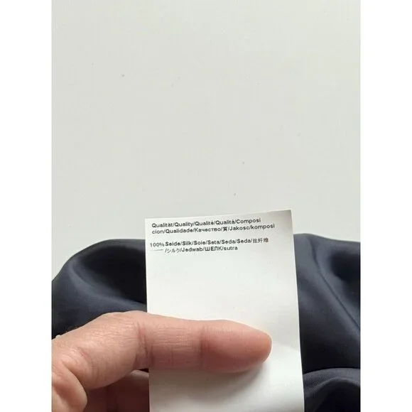 HUGO BY HUGO BOSS Kalilas Kaleidoscope Print Silk Charmeuse Sheath Dress, Size 0 - Picture 11 of 12